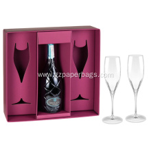 Personalized Champagne Glass Gift Packaging Boxes